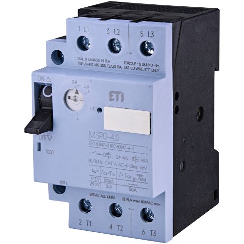 Автоматические выключатели защиты двигателей MS 25 ETI
