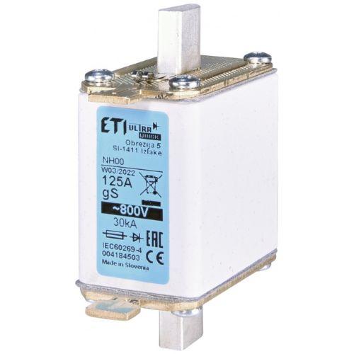 Ножевые предохранители ETI NH gG, gS